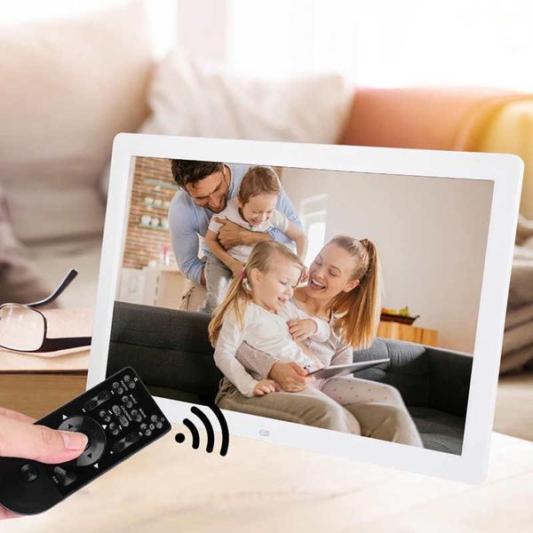 

17inch 1440*900hd digital po picture frame alarm clock player remote control frames po
