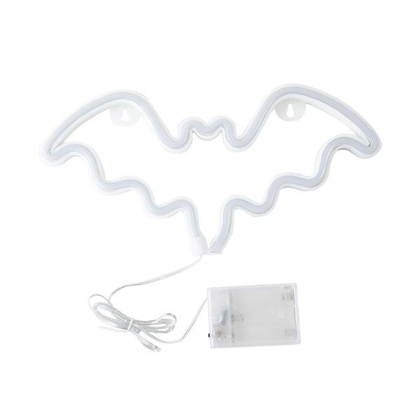

party decoration bat shape lamp creative led modeling light wall art neon