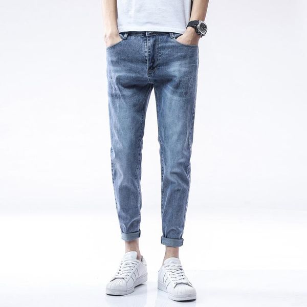 

men's jeans 2021 design fashion spring summer autumn causal pants men, Blue