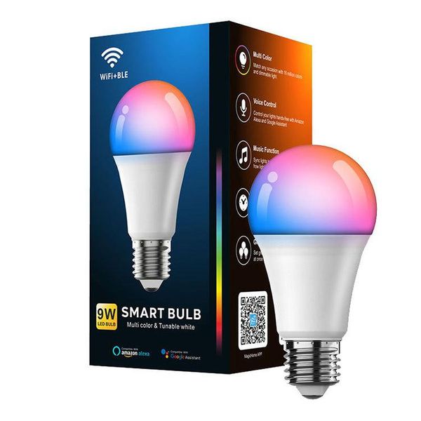 

bulbs smart wifi light bulb intelligent voice e27 screw
