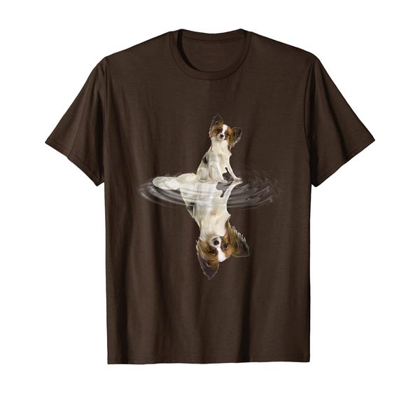 

Papillon Reflection T-Shirt Funny Father' Day Dog Gifts, Mainly pictures