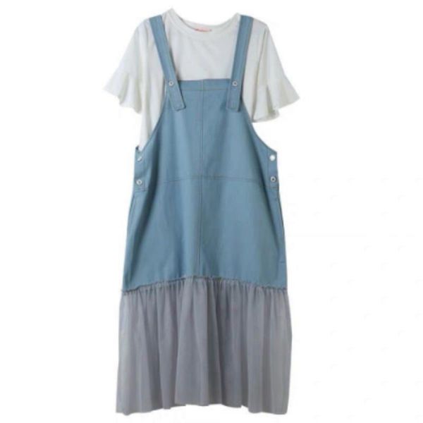 

maternity dresses pregnancy clothes summer dress plus size pregnant casual patchwork lace dress+t shirt loose, White