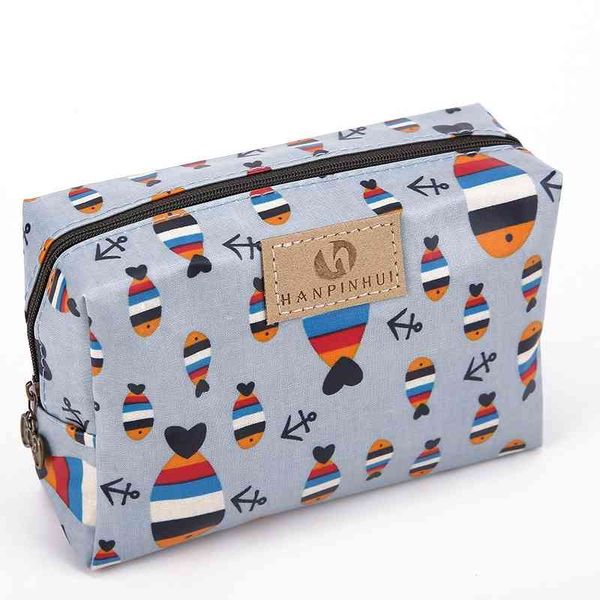 

lovely cosmetic korean storage waterproof wash oxford cloth travel bag