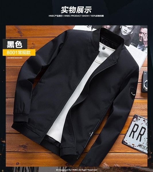 

men's jackets spring autumn men slim coat fashion jacket outdoor travel coats zip cardigan casual homme clothing m-4xl, Black;brown