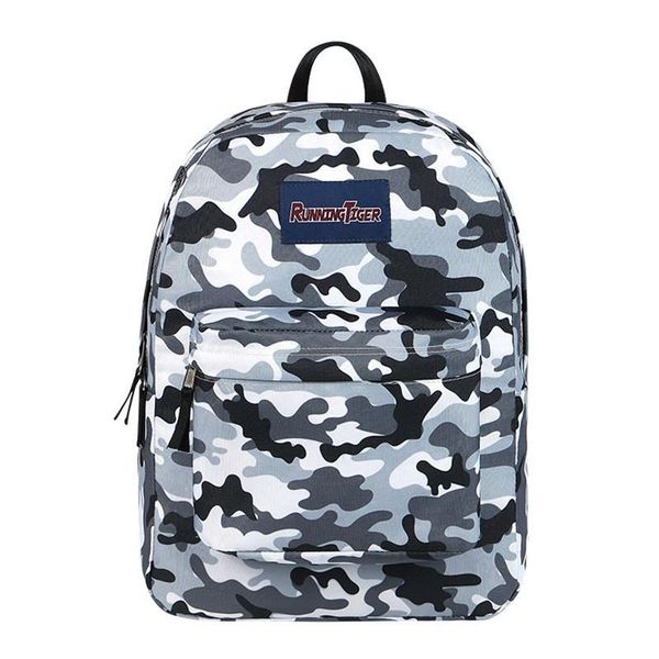 

backpack fashion middle school students bag men and women's bags travel high-capacity camouflage