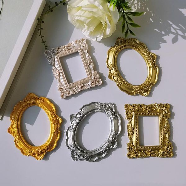 

frames ins golden retro small po frame props ornaments home decoration nail cosmetics shooting
