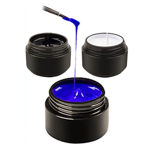 

3pcs luminous spider nail gel set makeup home salon irregular shapes making party easy apply abstract design cosplay checkered art kits