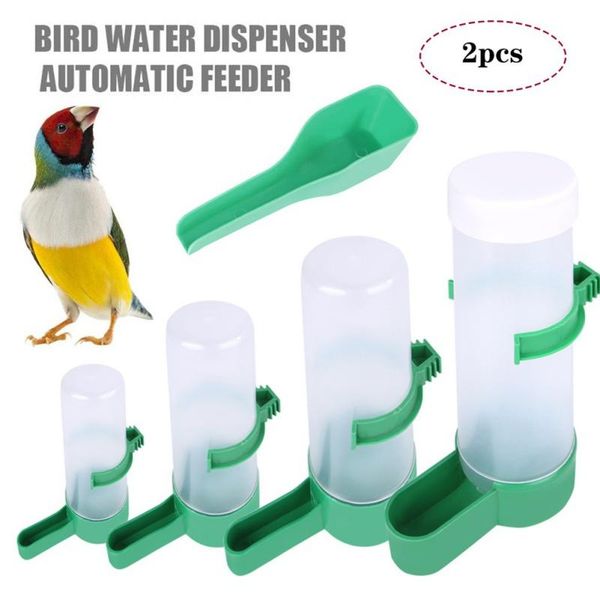 

other bird supplies 1 sets birds with automatic drinking fountains thickened boxes anti-sprinkling feeders feeding cup parrot under
