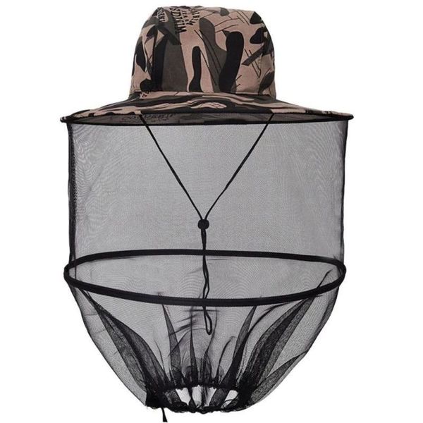 

outdoor hats 1 pcs mesh hat fishing camping folding leisure ultraviolet-proof beekeeping anti-mosquito net unisex, Black;white