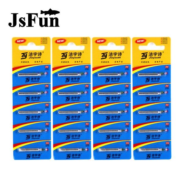 

20/50/100pcs fishing float battery cr435 lithium for electronic night 3v tools accessory fo357 accessories