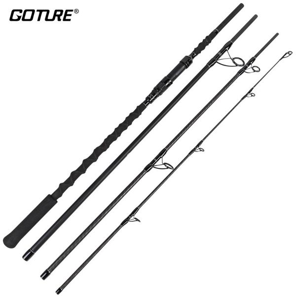 

goture 4-piece bravel surf fishing spinning rod 2.74m 3.00m 3.35m 3.66m long casting carbon fiber boat rods