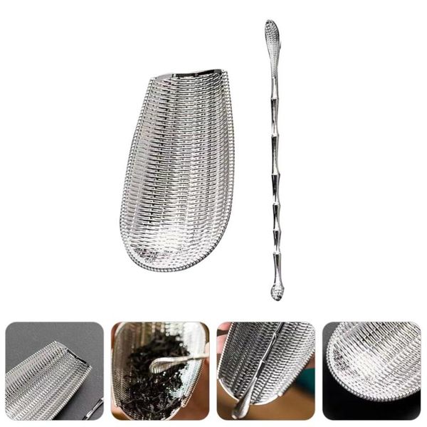 

spoons alloy tea spoon scoop with needle chinese shovel