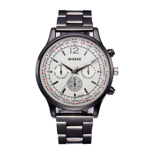 

wristwatches fashion man crystal stainless steel quartz wrist watch men watches 2021 luxury automatic sports male waterproof relogio, Slivery;brown