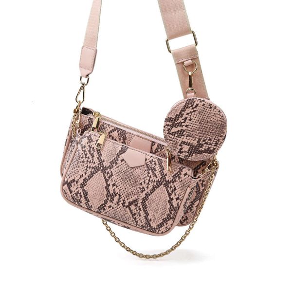 

2021 three piece cover mother bag simple and fashionable single shoulder can straddle small practical zero wallet