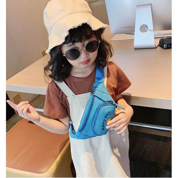 

backpacks fashion boy girls bum bag small size multipurpose waist letter cloud embroidery kids fanny packs
