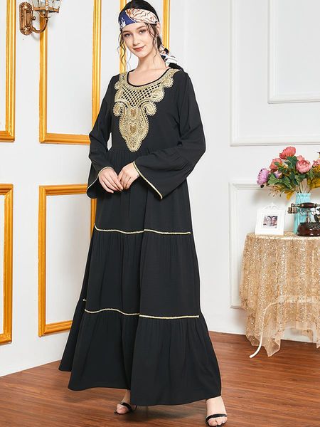 

vestidos abaya dubai muslim fashion hijab dress american european islamic clothing dresses for women robe femme musulman de mode, Red