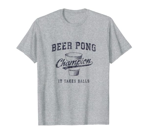 

Vintage Beer Pong Champion T-Shirt Funny Drinking Gift Tee, Mainly pictures