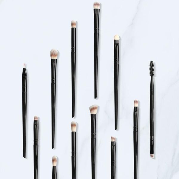 

makeup brushes natural synthetic hair eyelash eye shadow foundation concealer set eyebrow cosmetic brush