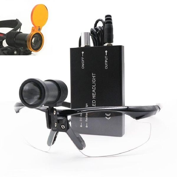 

headlamps 4 color headlight with stomatology filter 3/5w head light dental headlamp