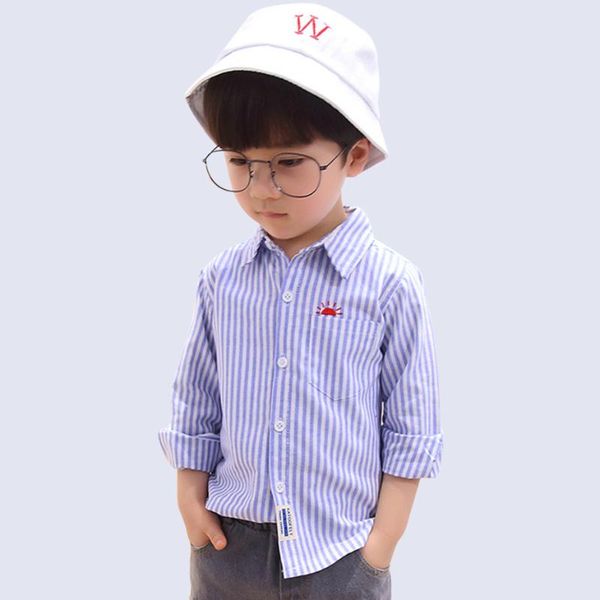 

blouses for boys striped children's shirt baby toddler boy rainbow clothes shirts, White;black