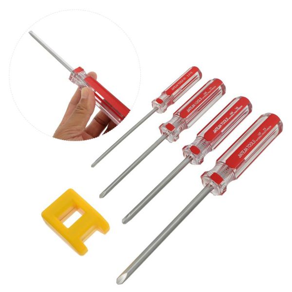 

4pcs household screwdriver electrician repair tool with magnetizer hand tools