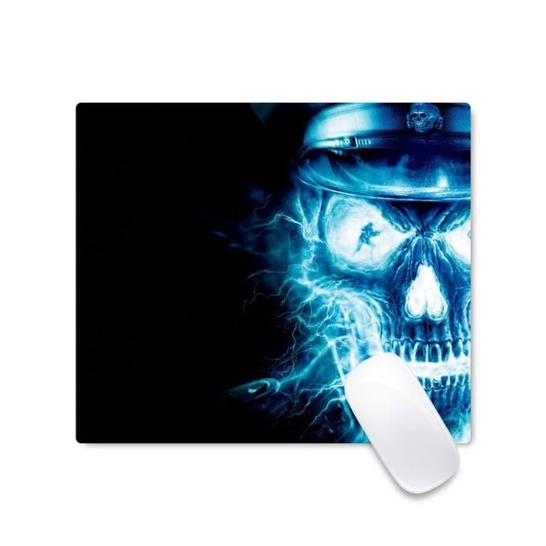 

mouse pads & wrist rests cool skull unique deskpad game mousepad desk protect officework mat non-slip lapcushion