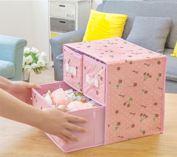 

storage drawers lovely drawer for clothing 2 layers box underwear organizer dustproof boxes closet