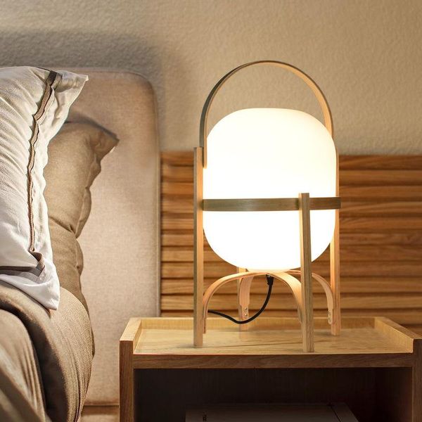 

nordic iron led stone lampara de mesa lampe bureau luminaria living room lamp table lamps