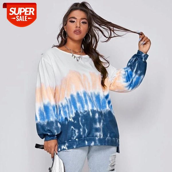 

autumn winter pullovers sweatshirt women tie dye fashion clothing casual sweatshirt for women 2020 new plus size -4xl #ii5p, Black