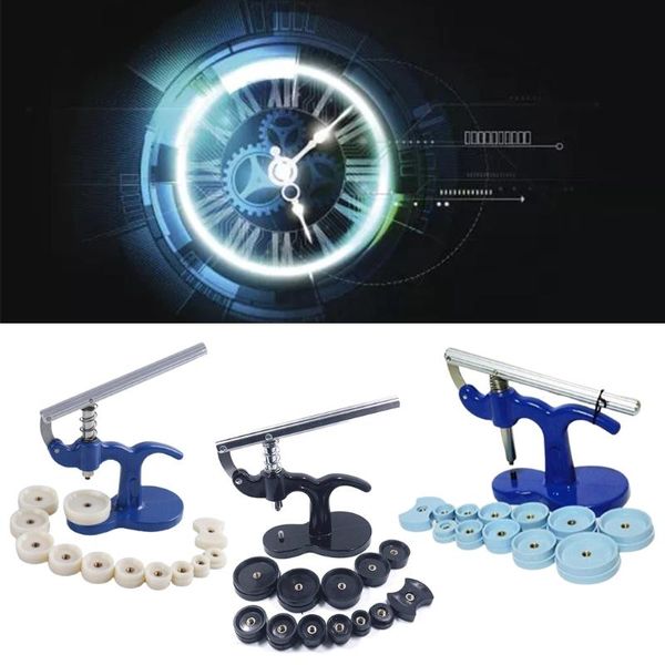 

repair tools & kits x7af watch press set, back case closer, watchmaker tool kit with 12pcs fitting dies