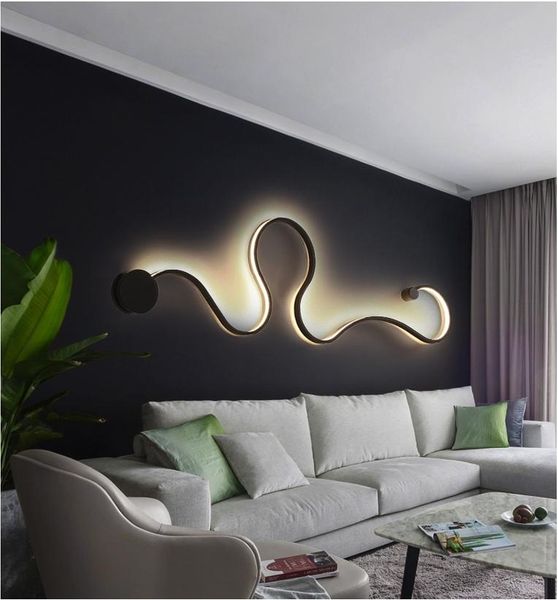 

wall lamps modern creative lamp black / white led indoor living room bedroom bedside commercial premises decoration ceiling