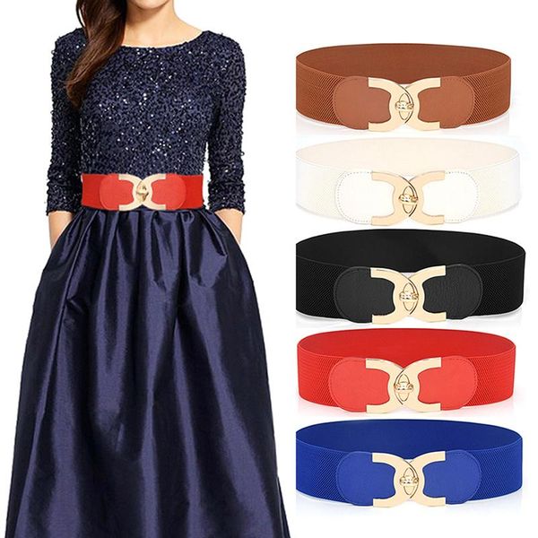 

belts knot pu leather women's soft knotted strap women belt dress accessories lady waistbands buckle elastic wide, Black;brown