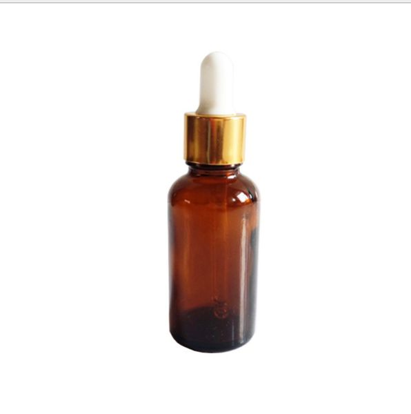 

2022 new 30pcs/lot amber glass bottle essential oil bottles white glass eye dropper glasss dropper 30 ml