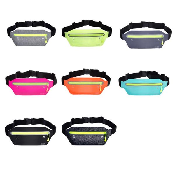 

waist bags waterproof running bag canvas sports jogging portable outdoor phone holder belt women men fitness sport accessories
