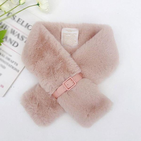 

scarves 2021 long skinny imitated fur hair head scarf with winter warm faux neck collar for women foulard, Blue;gray