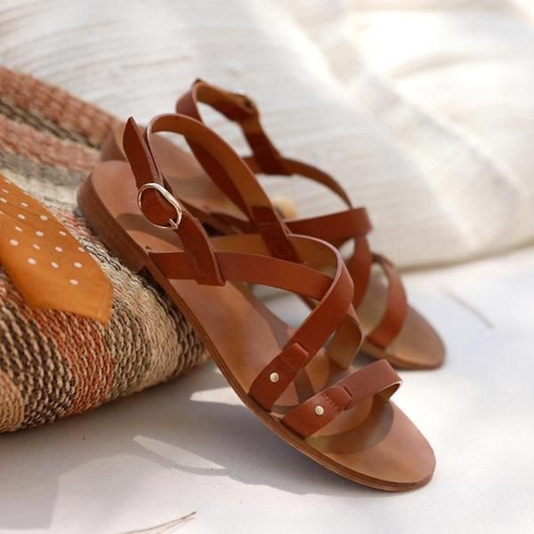 

sandals 2021 summer women casual shoes slippers rome retro sandales plates open toe beach slip on slides hollow out, Black