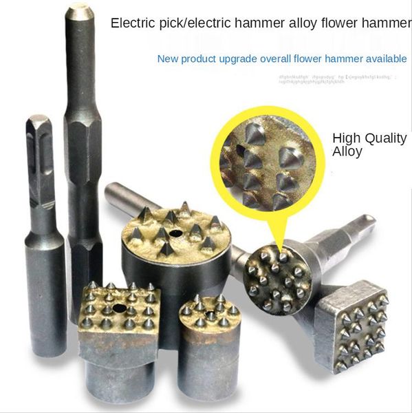 

hand tools electric hammer with concrete alloy head 12 tooth flower stone litchi surface chisel hair hit