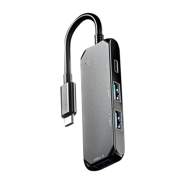 

hubs 4 in 1 usb c hub usb-c to usb3.0 usb2.0 ports splitter fast charging adapter for type