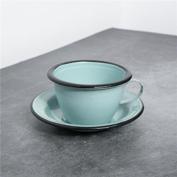 

mugs american enamel retro nostalgic classic coffee cup ceramic tumblr cups