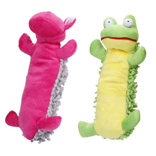 

cat toys dog pet puppy squeaky plush pp cotton sound animal soft toy 2colors moppy