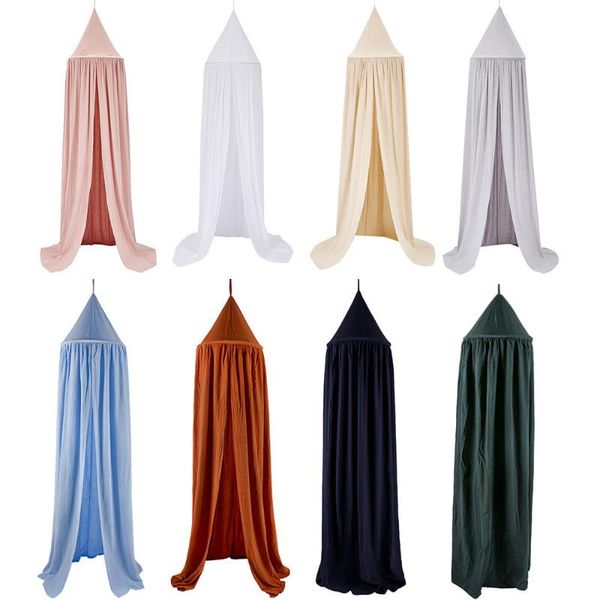 

steel baby bed eco-friendly canopy bedcover round mosquito net curtain bedd keeps out mosquitoes clothes crib netting