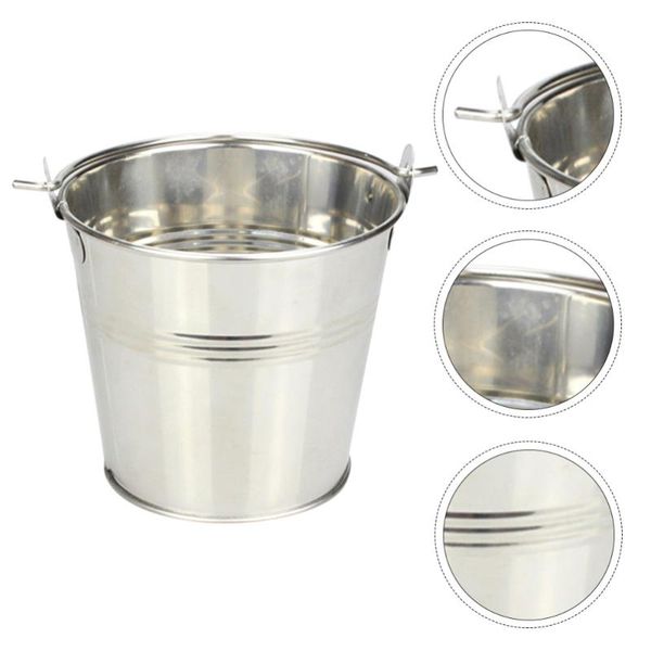 

dishes & plates 6pcs tinplate snack bucket icing french fries mini dessert