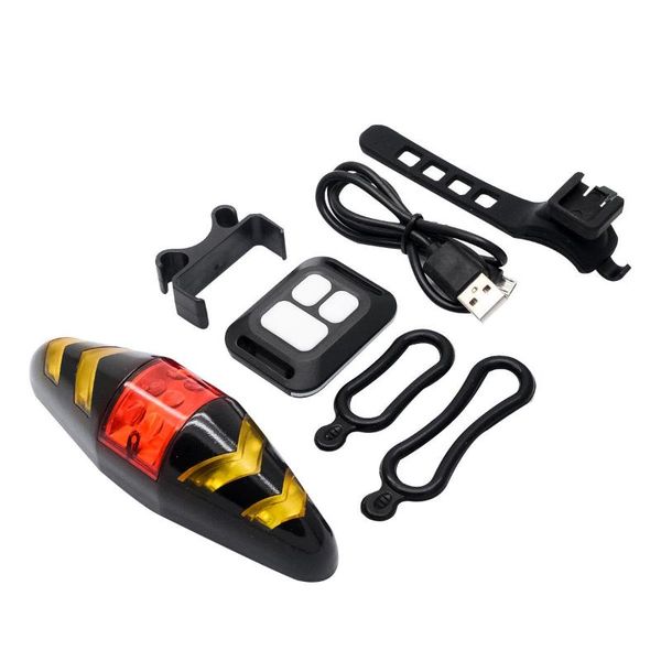 

bike lights ly bicycle usb led indicator rear tail light turn signal with wireless remote bf88
