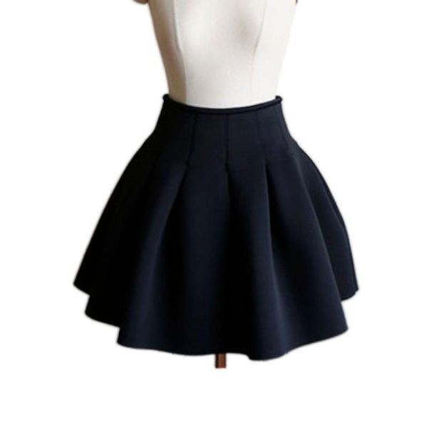 

skirts solid cotton women summer vintage 2021 high waist mini female clothing oversized 5xl, Black