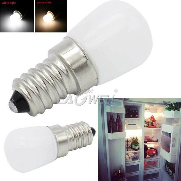 

mini 1pcs refrigerator 360° beam light e14 6 led lamp 3w cob glass dimmable ac 220v spotlight bulbs er fridge chandelier cabinet