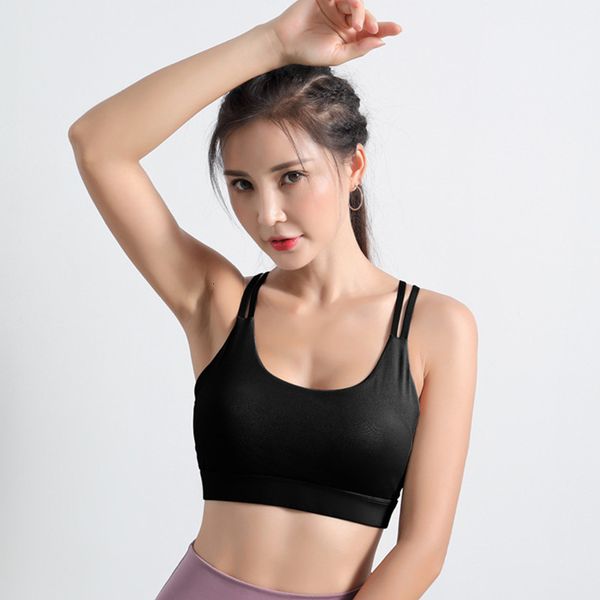 

camisoles tanks women's sports underwear running gathering shaping yoga back vt fitns bra outdoor, Black;white