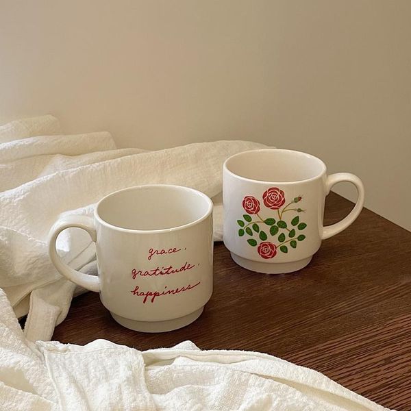 

mugs arrival small english rose ceramic mug coffee cup milk house cups
