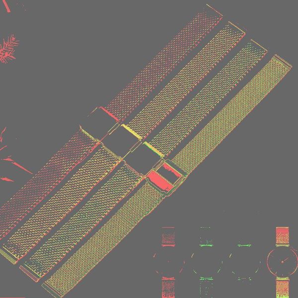 

watch bands 14mm 16mm 18mm 20mm milan net belt with stainless steel strap, webbing wristband bracelet for men and women, Black;brown