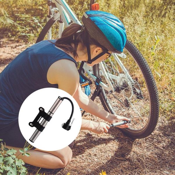 

bike pumps portable air pump aluminium alloy inflator mini handheld inflatable