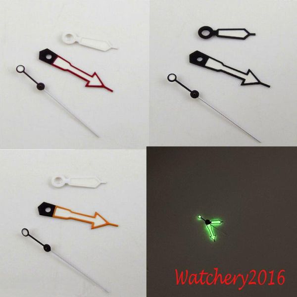 

repair tools & kits white luminous red orange black watch hands fit for miyota 8215 821a 8205 movement